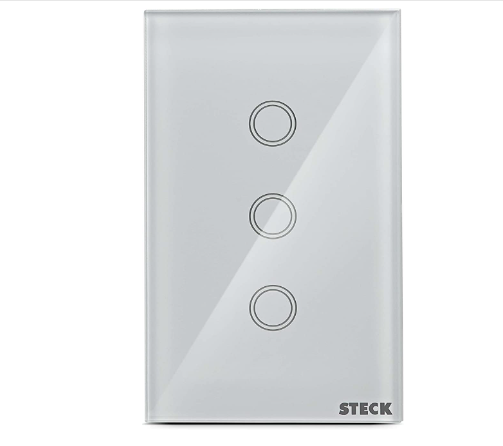 Image: Smarteck Smart Switch, 3 Modules