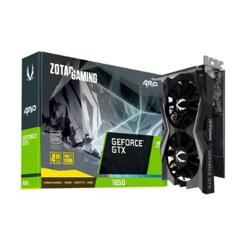 Image: Zotac Gaming NVIDIA GeForce GTX 1650 AMP graphics card, 4GB GDDR6