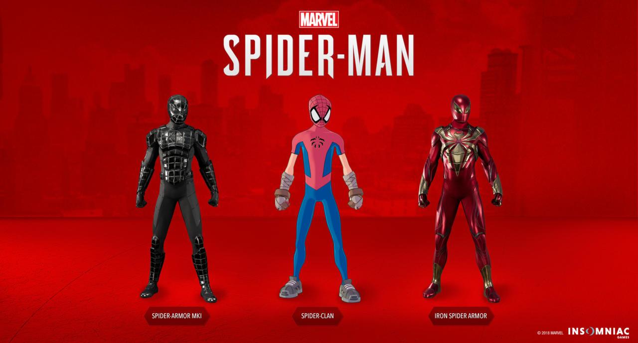 Spider-Armor MKII, Spider-Clan and Iron Spider skins