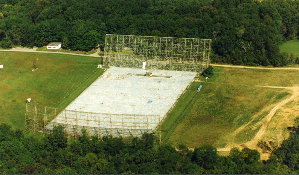 Big Ear Radio Telescope at Ohio University.