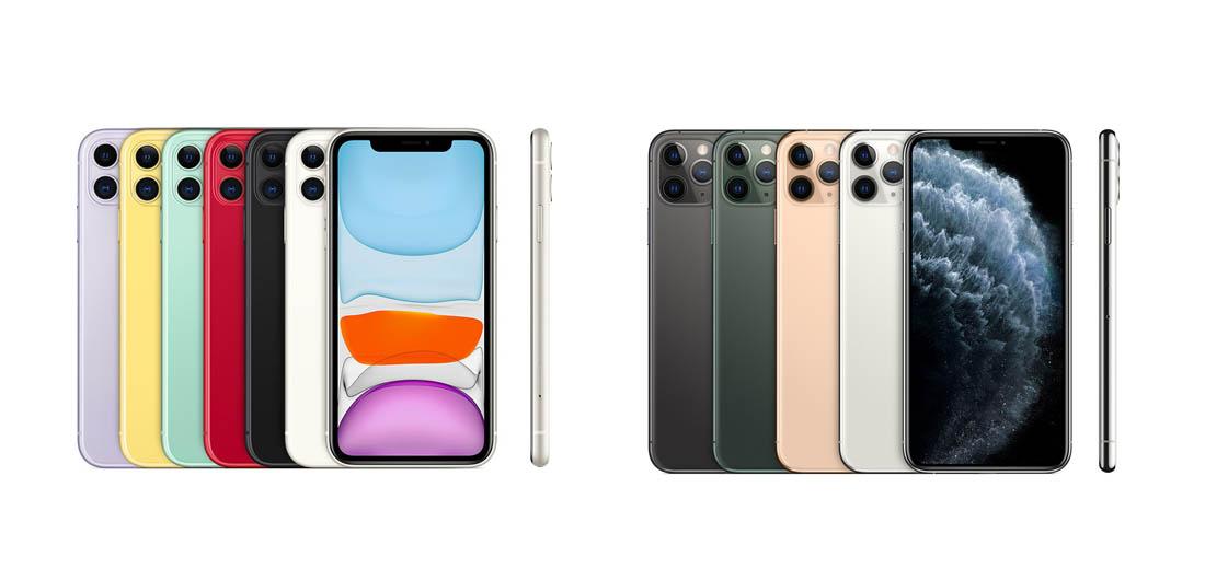 iPhone 11 base/ iPhone 11 Pro e Pro Max