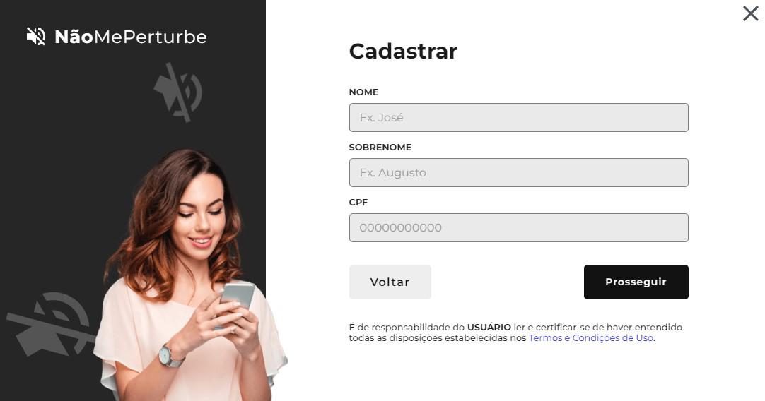 Preencha seus dados para se cadastrar na plataforma