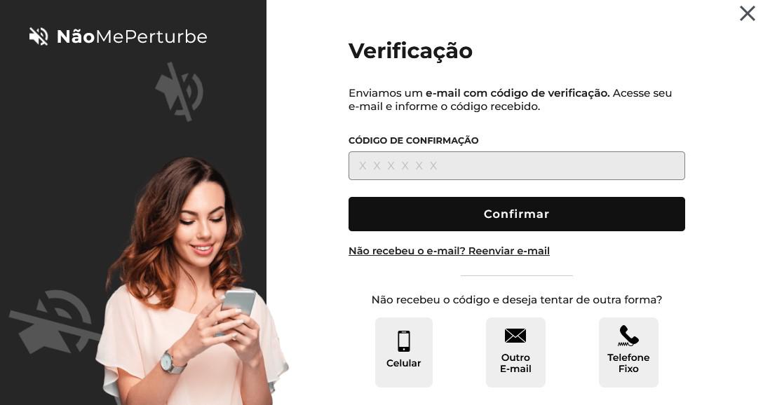 É necessário inserir o número de identificação para continuar o cadastro