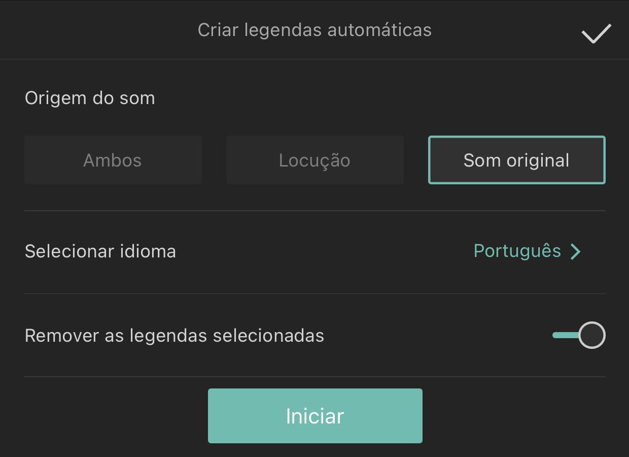 É possível mudar até mesmo o idioma das legendas