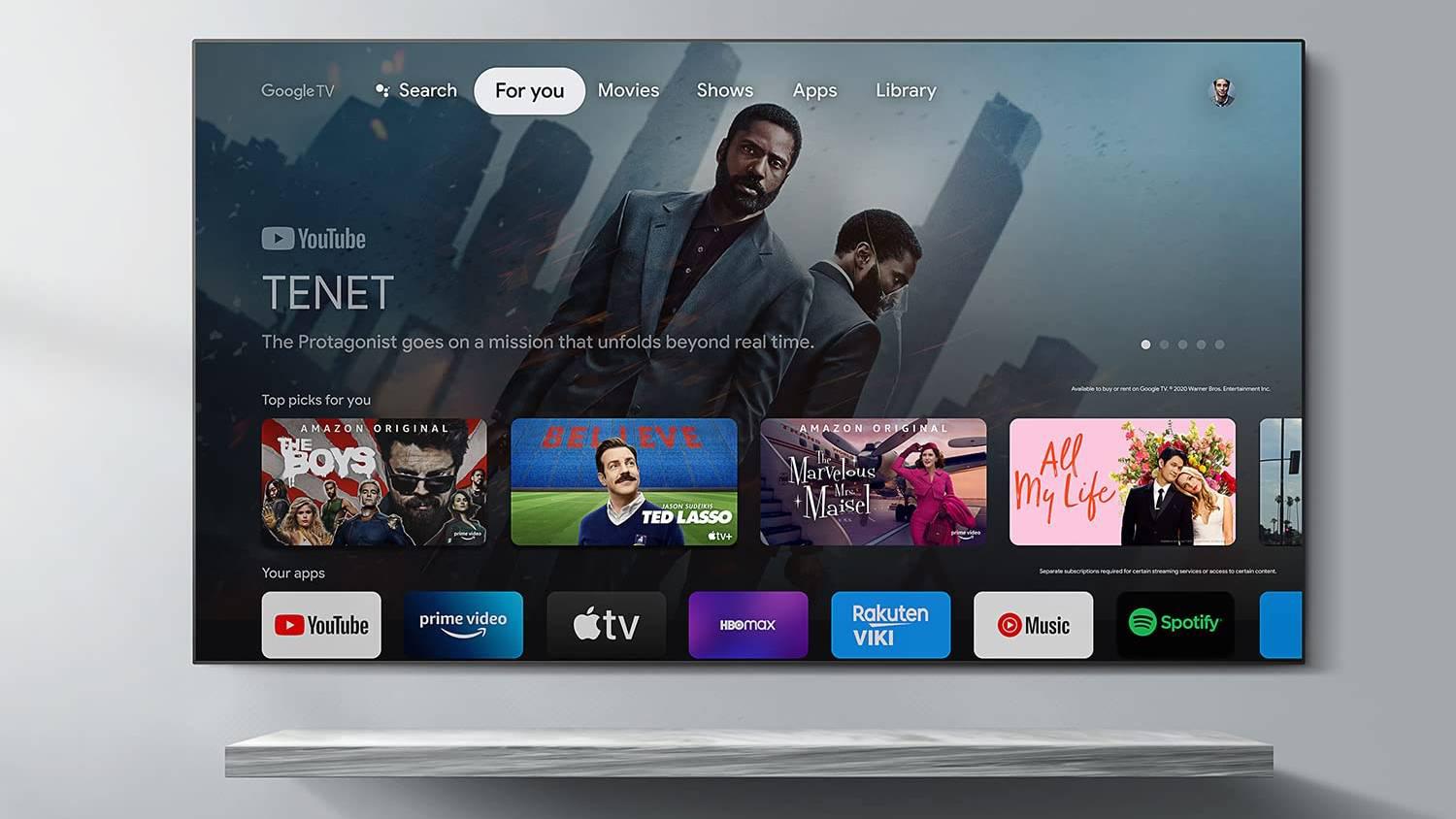 Toshiba's Smart TVs debuted in Brazil with Google TV.