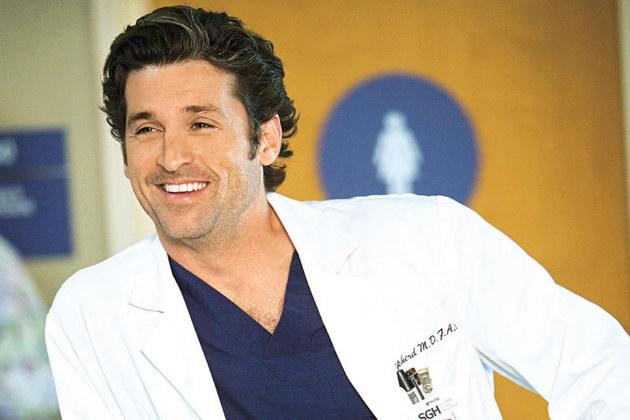 Patrick Dempsey como o médico Derek Shepherd