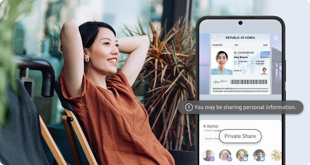 Sharing Panel notifies you when user shares sensitive data.