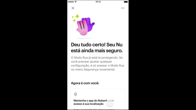 Configuração concluída.