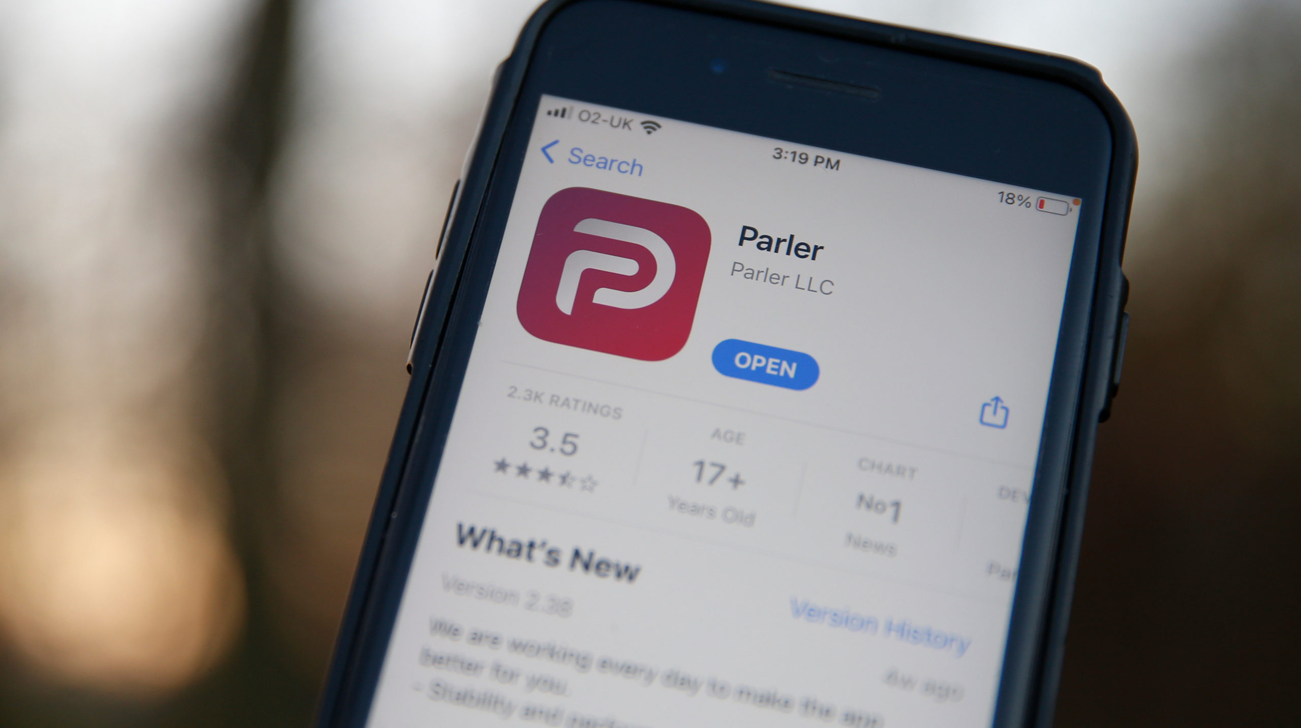 Parler was targeted by a group of hacktivists in 2021.