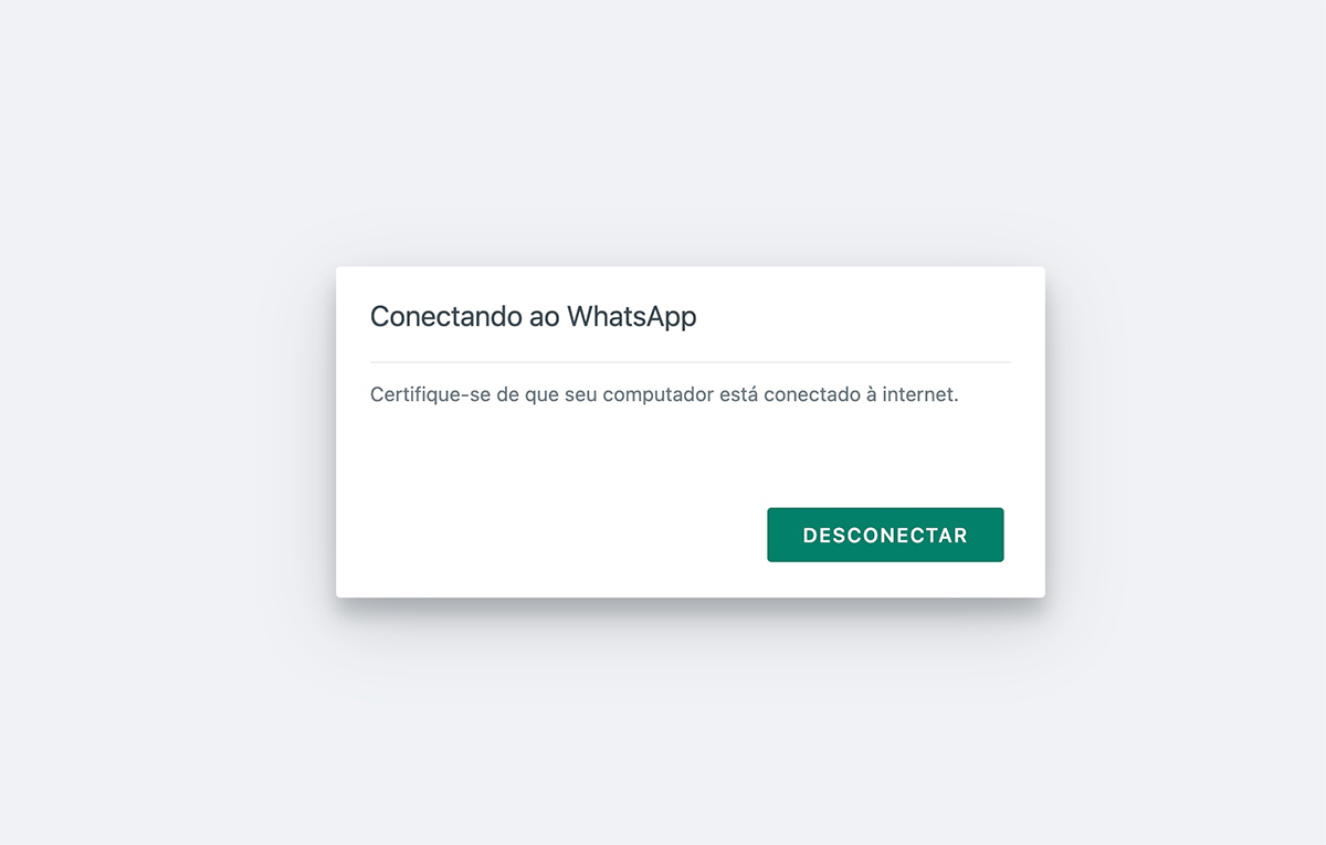 WhatsApp Web offline