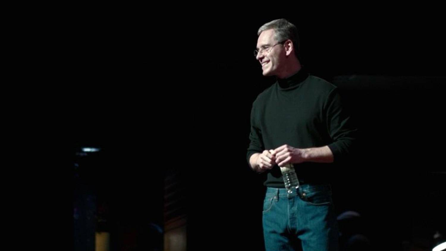 In Steve Jobs (2015), actor Michael Fassbender takes on the role of co-founder of Apple.