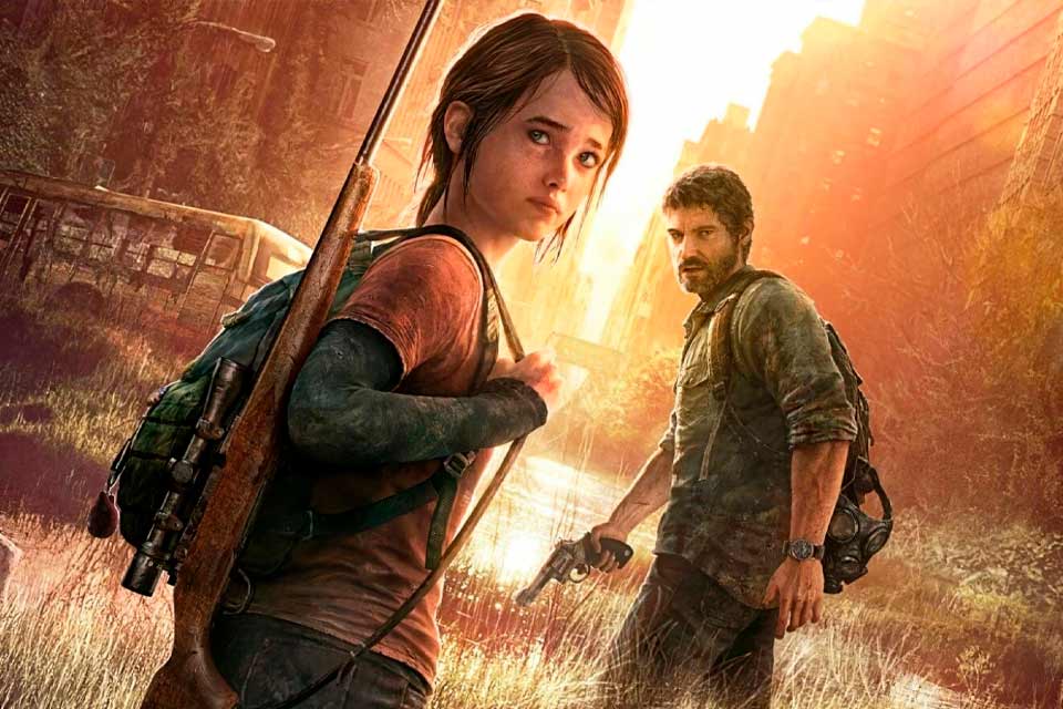 Ellie e Joel no jogo de The Last Of Us