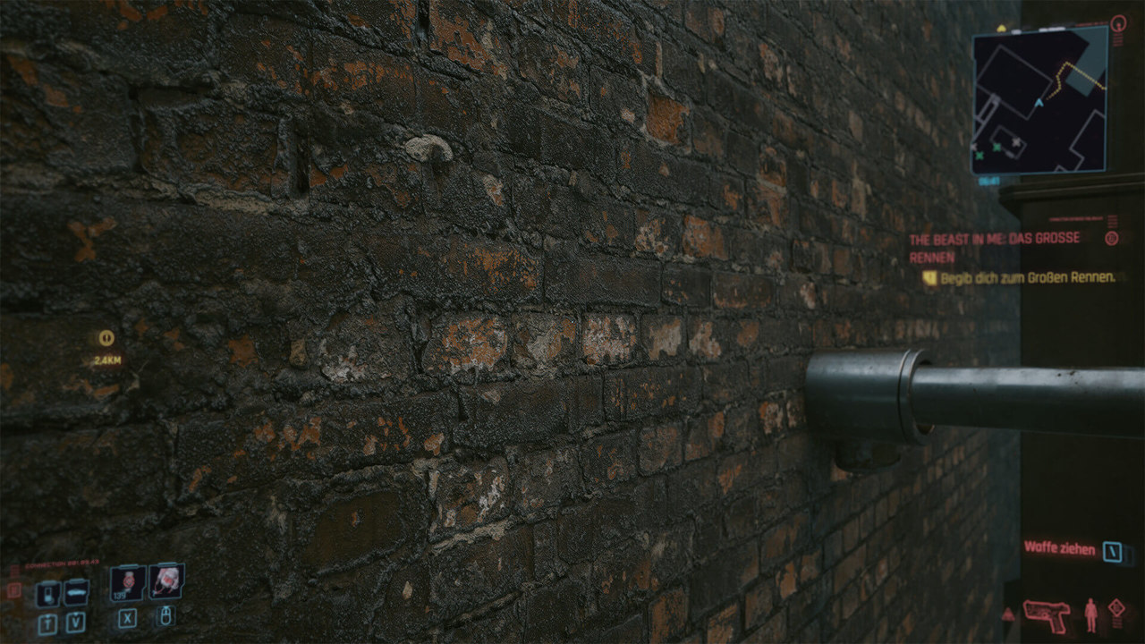 Brick wall with new 4k and 8k textures - Image: Playback/nexusmods