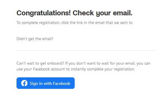 É preciso entrar no link enviado pelo Badoo para confirmar o seu cadastro