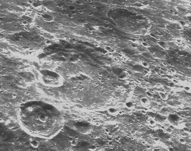 Moon craters highlighted in new photos from NASA during the Artemis 1 mission