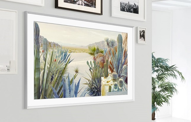 É possível usar a Smart TV Frame para decorar um ambiente com o modo de arte ativado