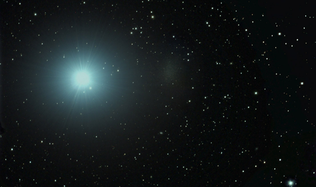 image of the Leo I dwarf galaxy;  Avi Loeb is also responsible for Project Galileo, an attempt to search for traces of extraterrestrial technology in the solar system.