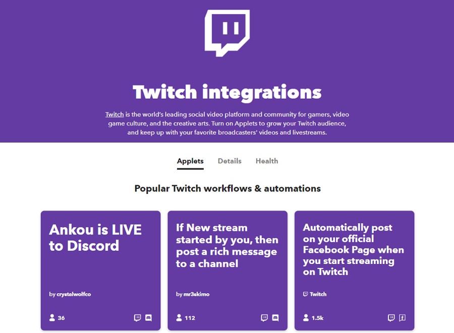 Streamers and other content creators can use IFTTT to optimize the distribution of their content on other networks.