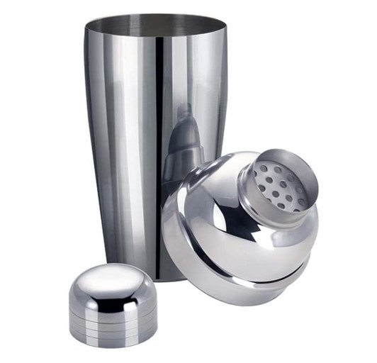 Image: Stainless steel cocktail shaker, 750ml, 3 Pieces