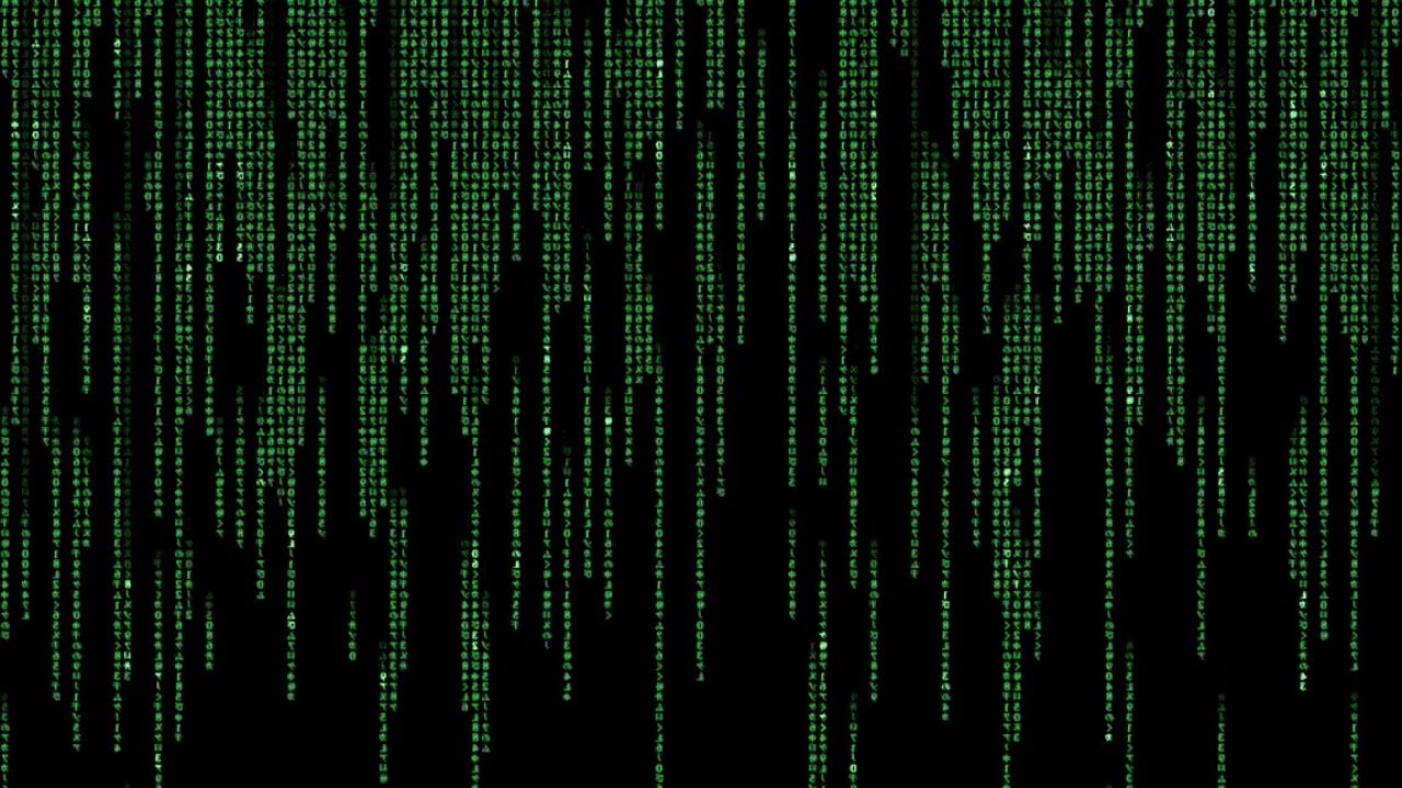 Just like the movie, the Matrix screensaver became a rage in the late '90s.