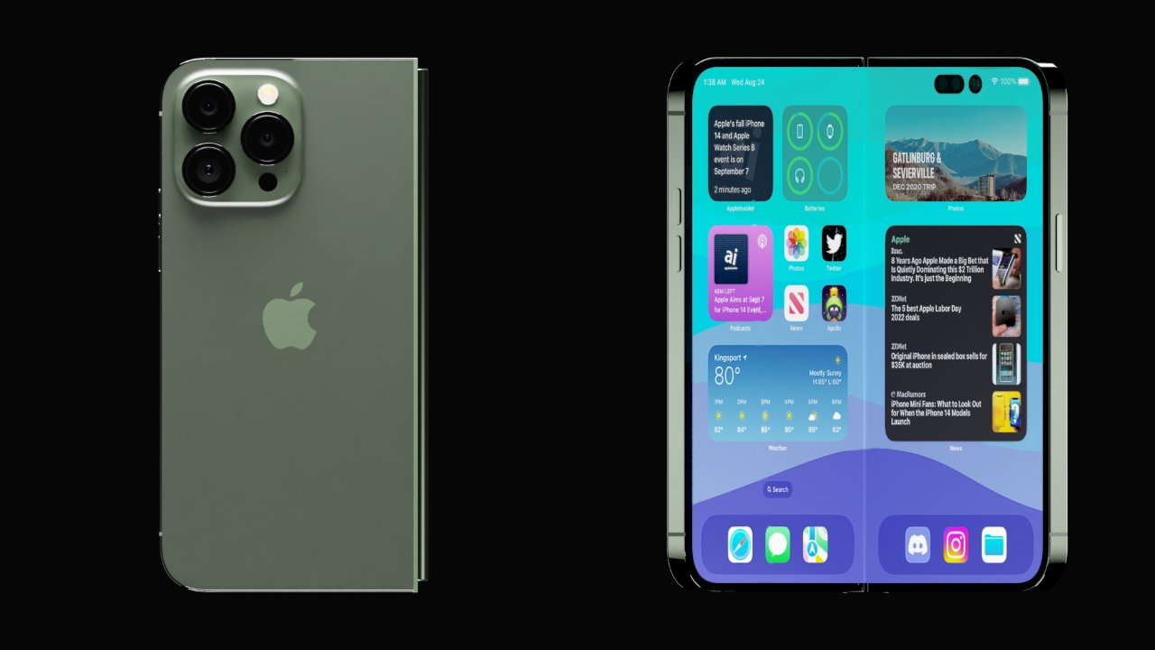 A versão dobrável do iPhone não deve ser revelada antes de 2024.