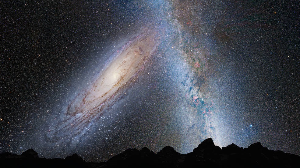 The Milky Way is doomed to collide with Andromeda.