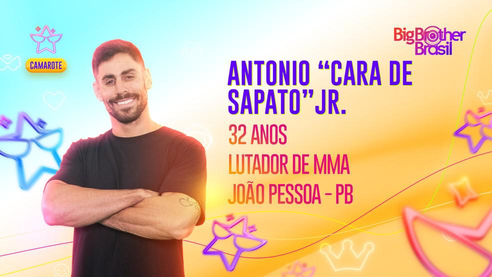 Antonio "Cara de Sapato" Jr, brother do grupo Camarote do BBB 23