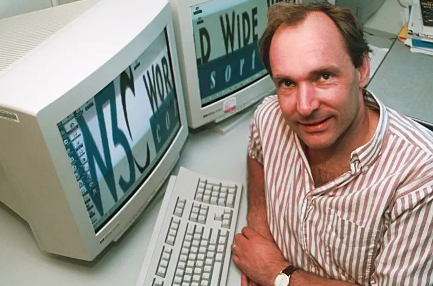 Tim Berners-Lee was responsible for the creation of the World Wide Web.  (AP/Playback)