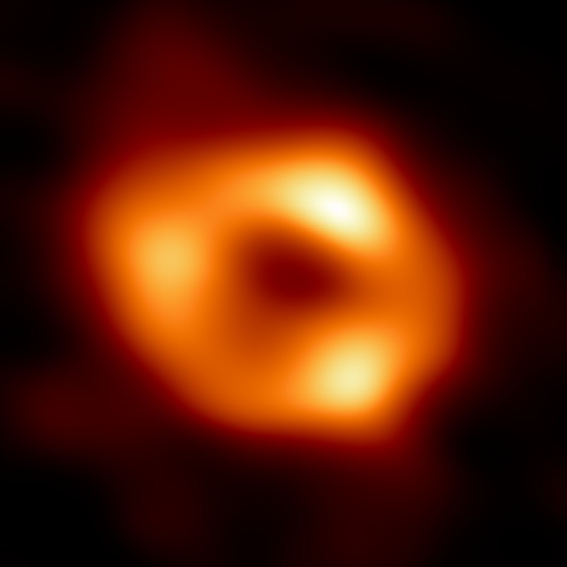 Image of the black hole at the center of the Milky Way.