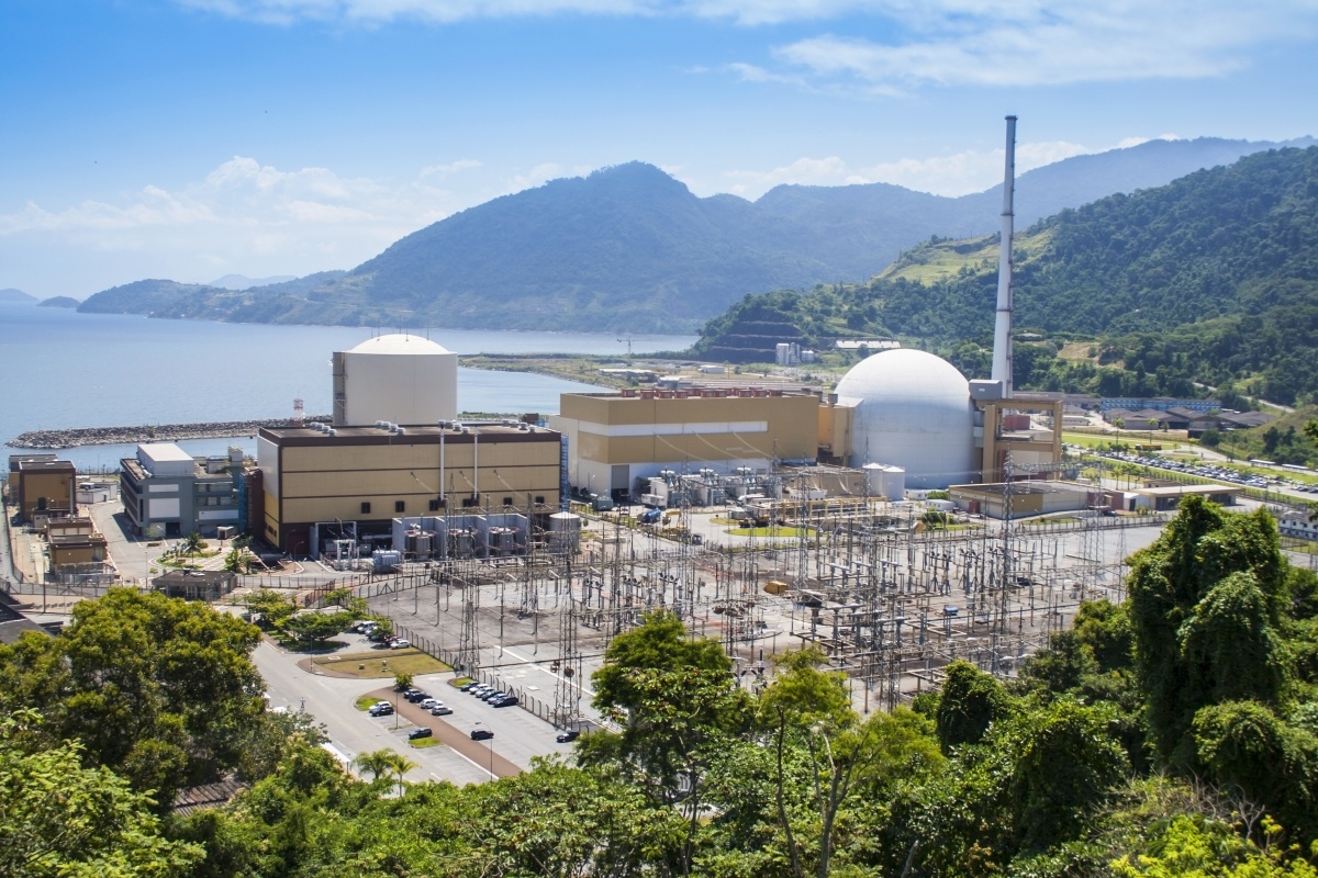 Nuclear power plant generating electricity in Angra dos Reis (RJ)