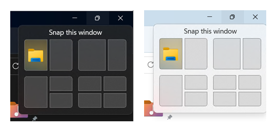 Innovation in the Snap Layout for the Developer Channel.