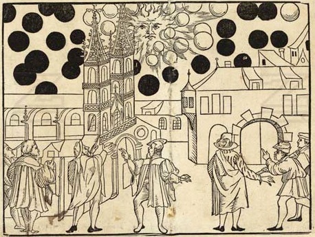 Record of a celestial phenomenon that occurred in Basel (Switzerland) in 1566