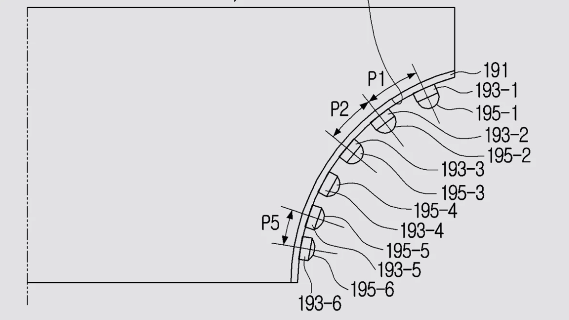 The future device will have an array of LEDs and projection lenses.