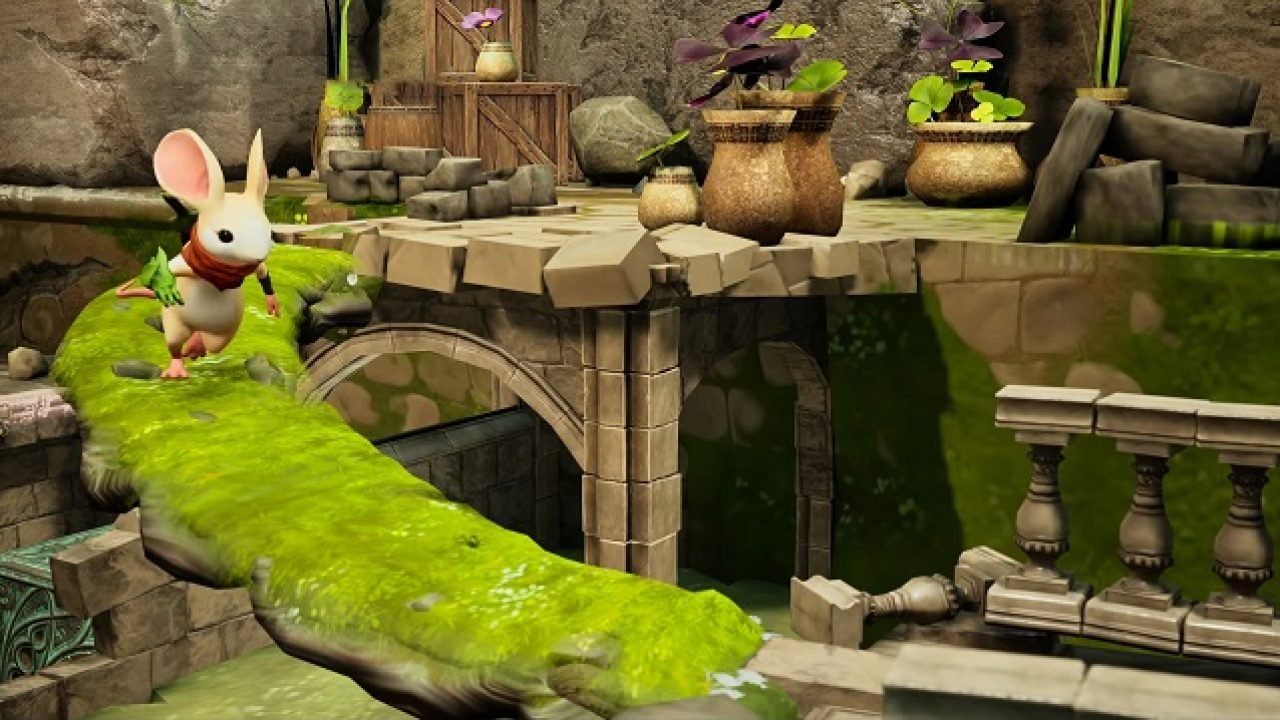 O adorável Moss é uma das melhores maneiras de saciar sua sede por aventuras e quebra-cabeças de realidade virtual