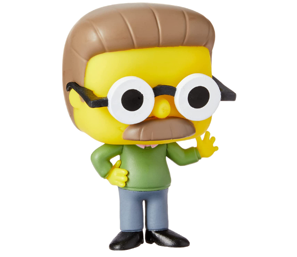 Image: Funko Pop!  Left-handed Flanders - The Simpsons