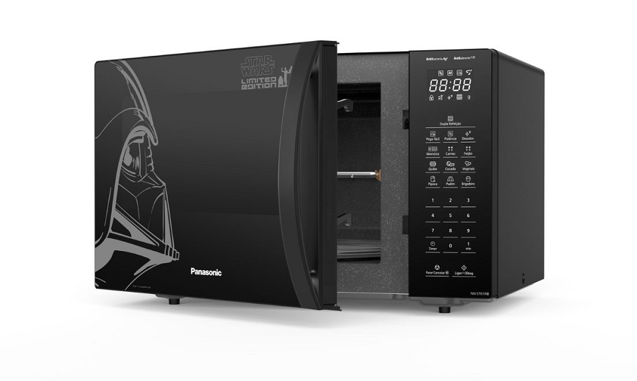 Microwave Darth Vader edition.