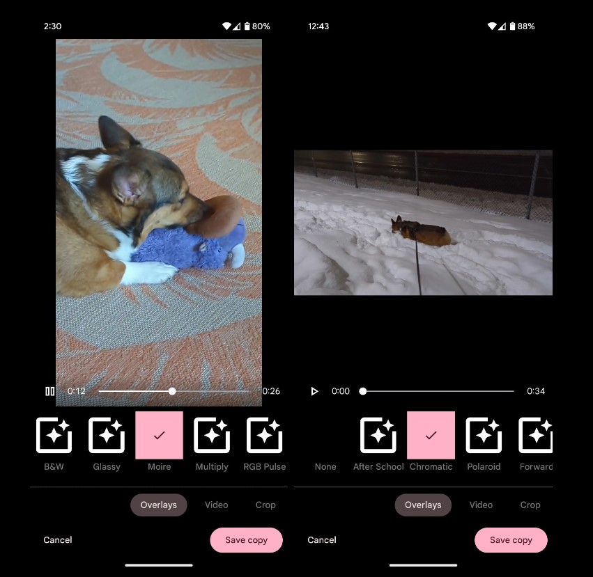 Video Unblur should bring new filters to video editing.