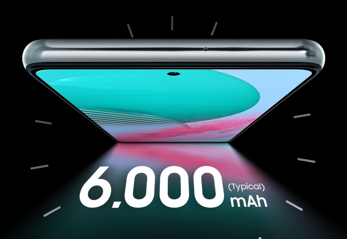 The 6,000mAh battery is one of the highlights of the Galaxy M54.