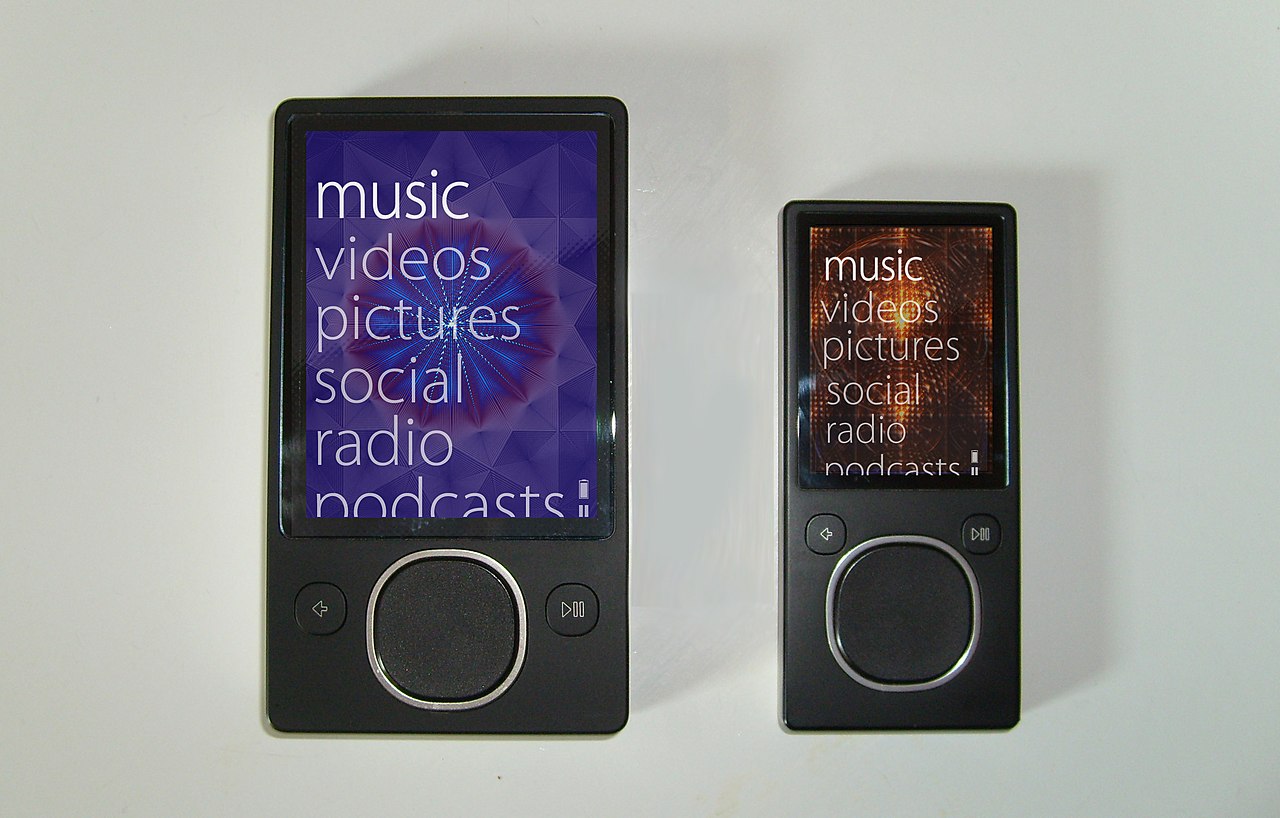 The late-release Zune failed to outperform its competitors.  (Source: Wikimedia/Bkwparadox/Playback)
