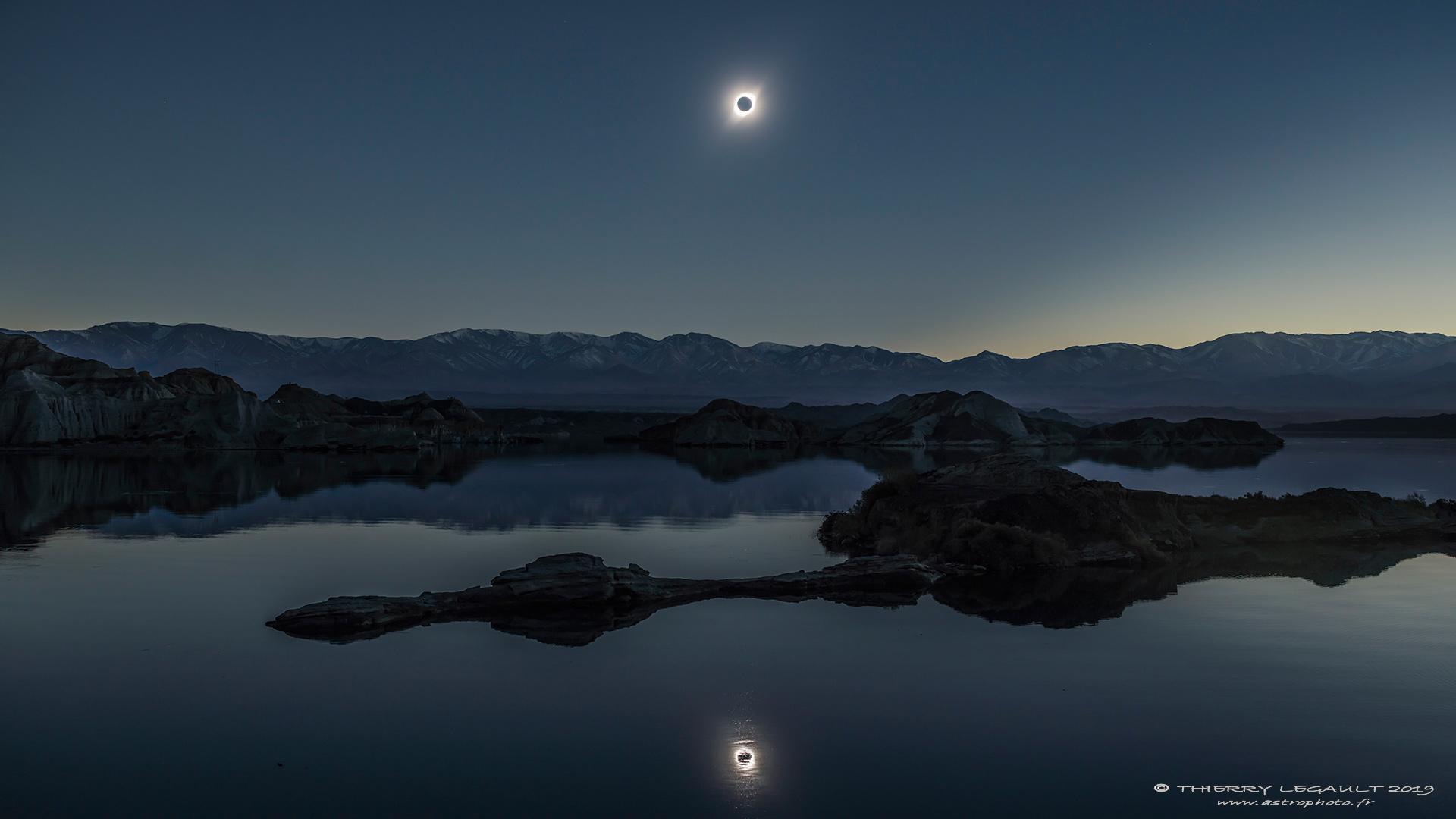 Total solar eclipse in Argentina.