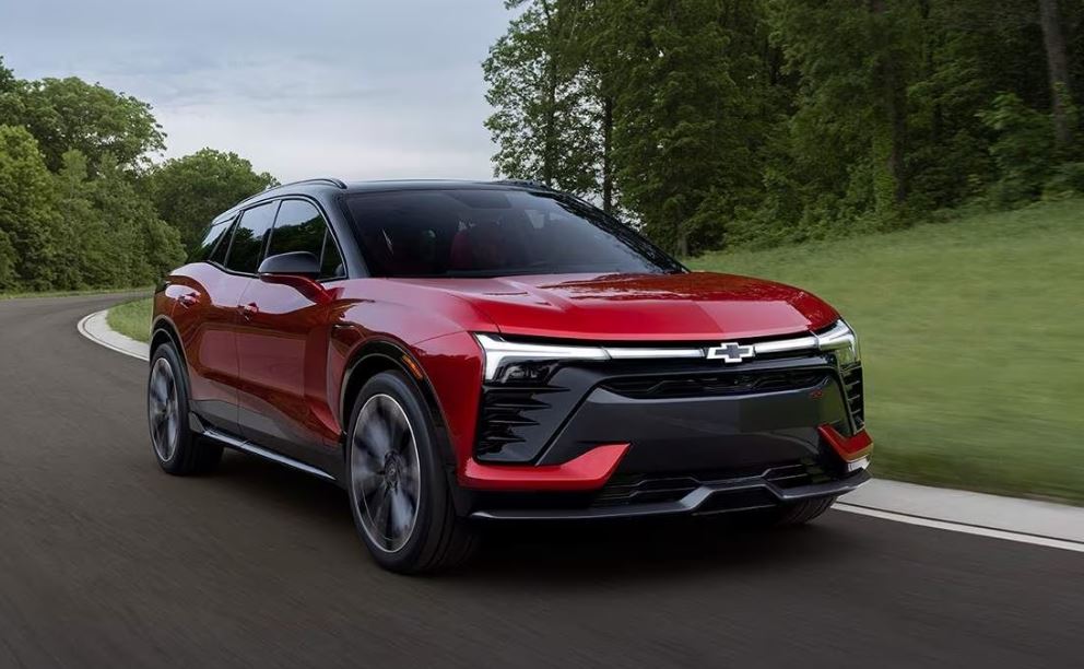 Os novos veículos elétricos da GM, a partir do Chevrolet Blazer 2024 (imagem), serão equipados com o novo sistema de infoentretenimento.