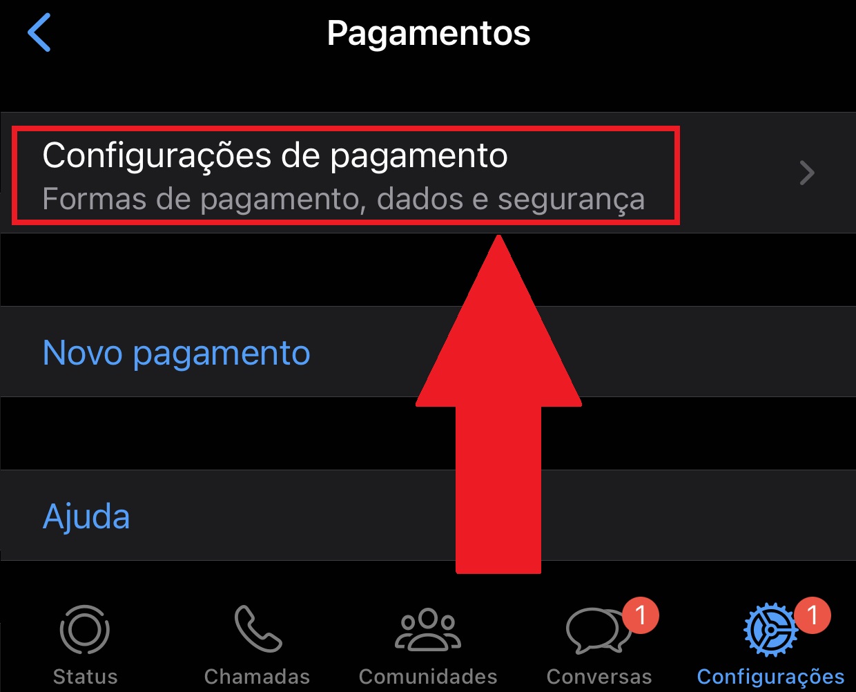 You can register a new option in "Payment settings"