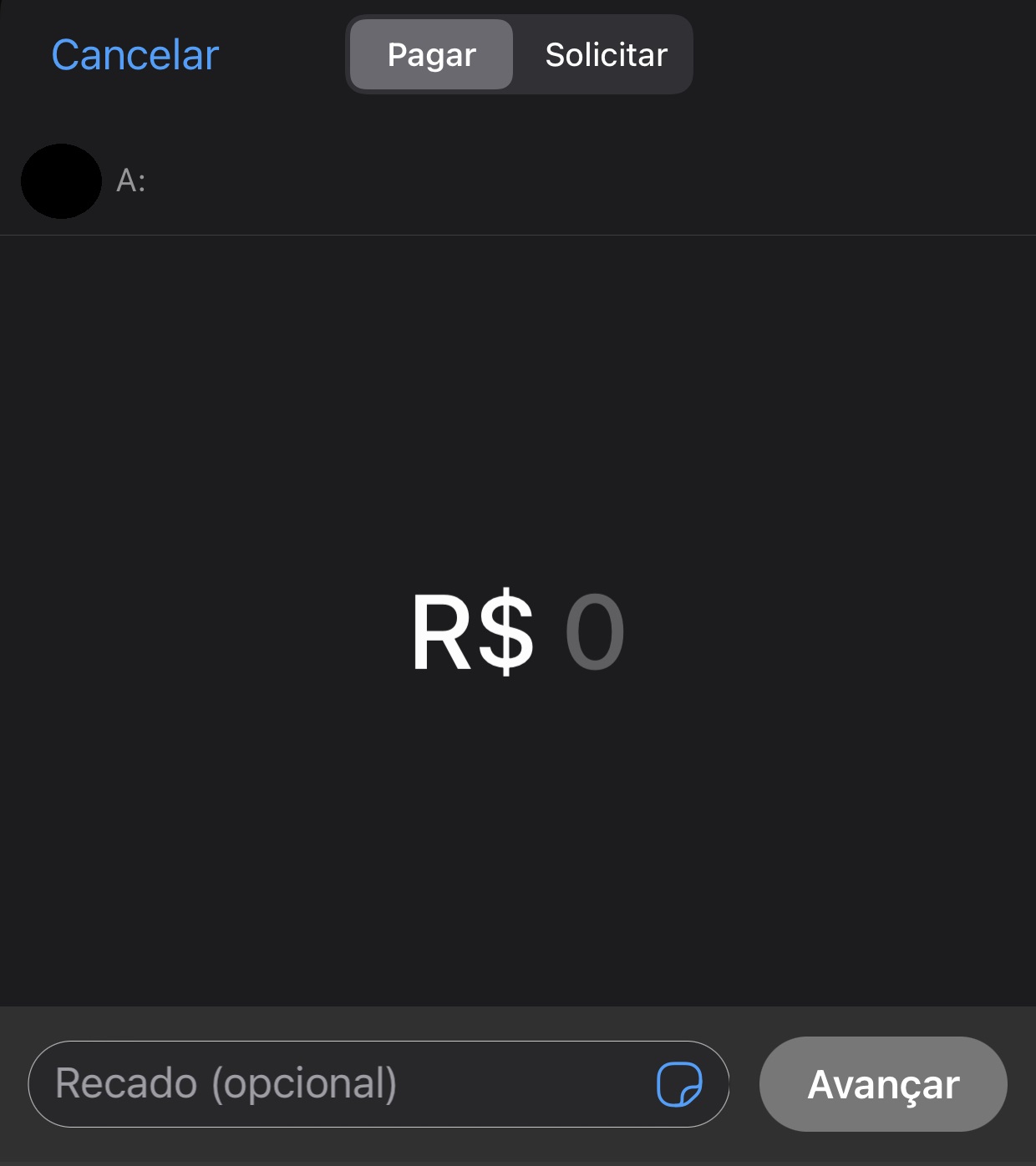 It is also possible to send a message with the value.
