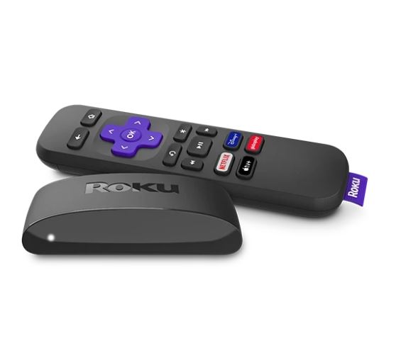 Roku Express comes with a remote with shortcuts for some streams.
