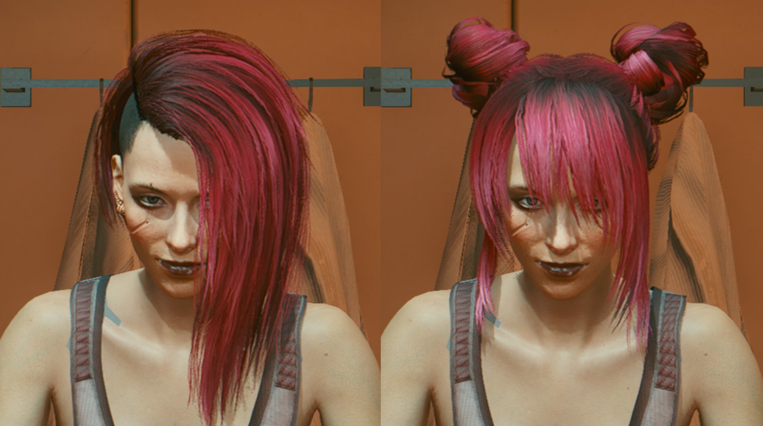 Cyberpunk 2077 também permite personalizar o cabelo de seu personagem