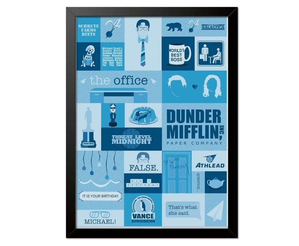 Porta chaves Dunder Mifflin The office - Produtos criativos de