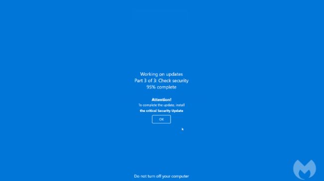 Atualização falsa do Windows instala malware Aurora em PCs 4