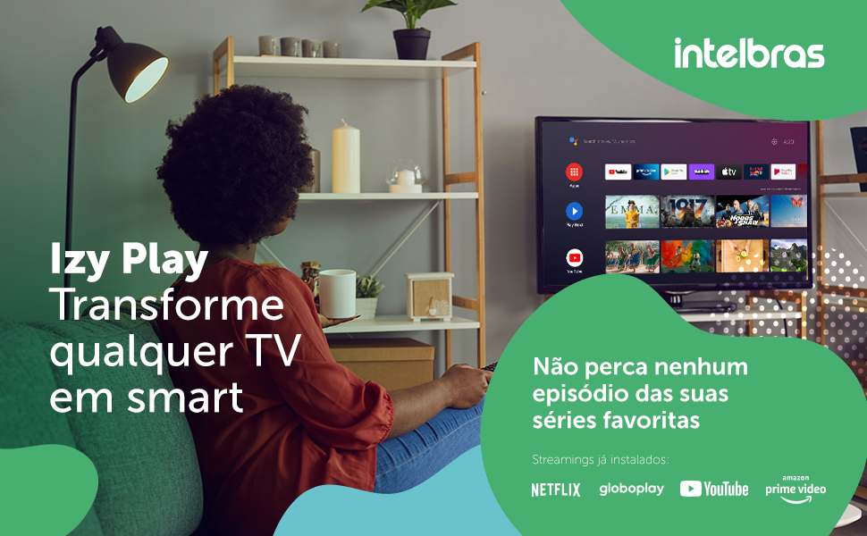 Easy to set up, IZY Play brings apps from mainstream streaming services.