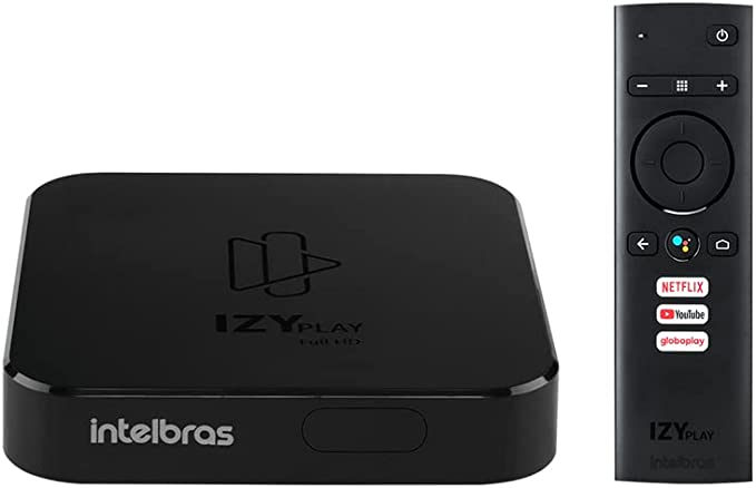 Imagem: Smart TV Box com Android, Izy Play Intelbras