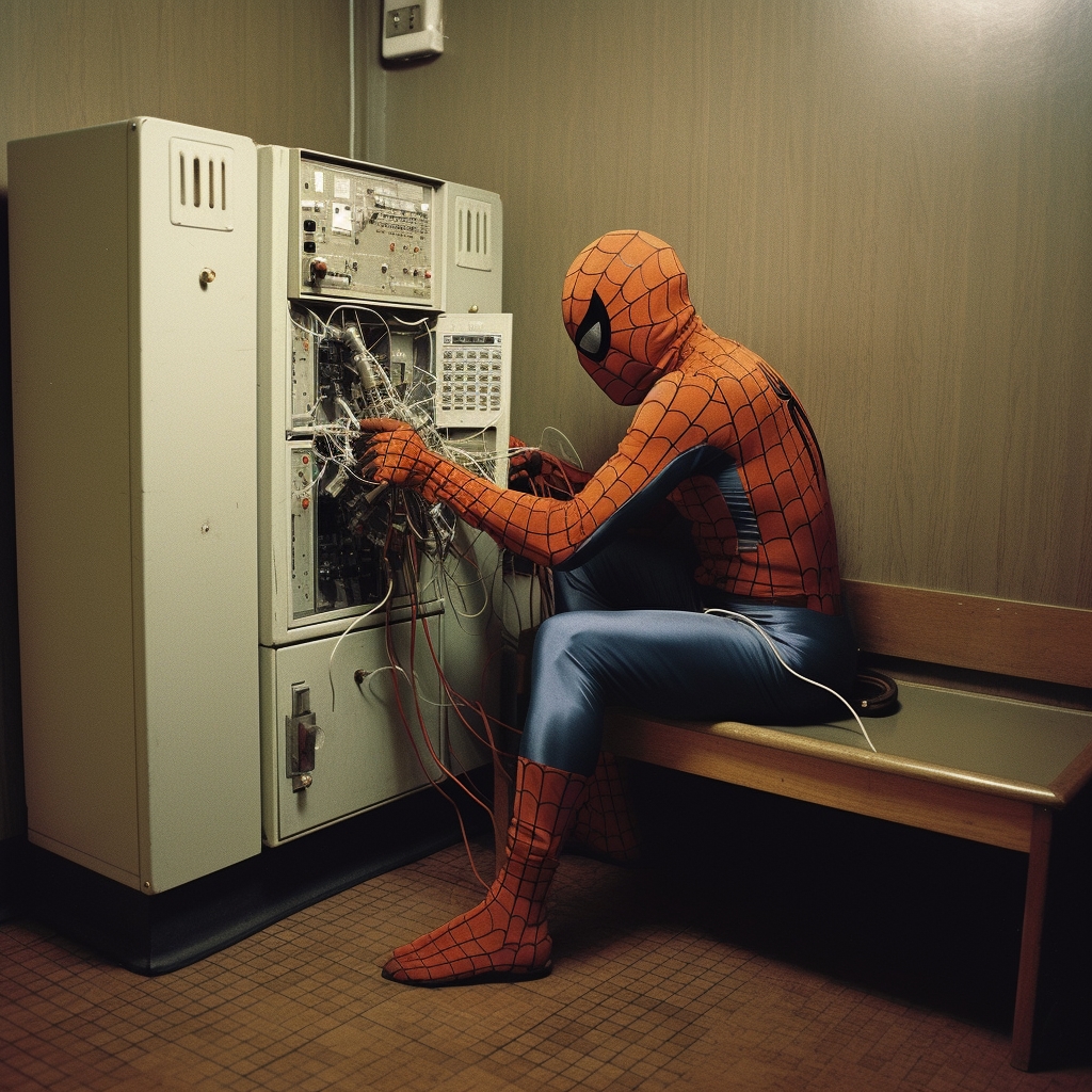 Problems with the PC?  Don't be afraid!  It's at your disposal to solve the spider!